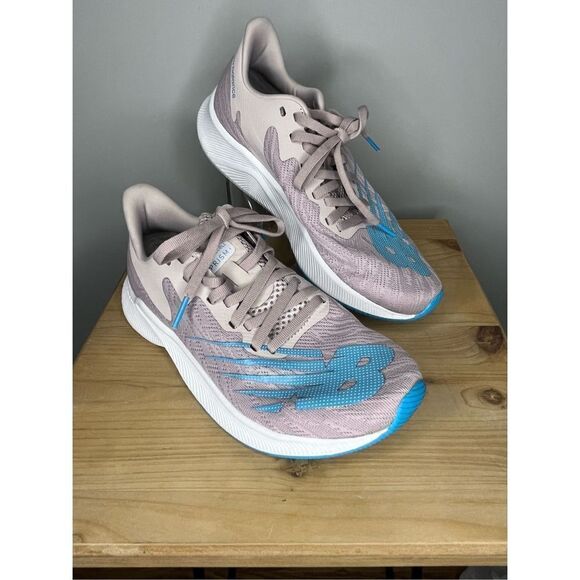 New Balance Women's FuelCell Prism Logwood Virtual Sky Sneakers Gray & White Siz - Picture 7 of 11